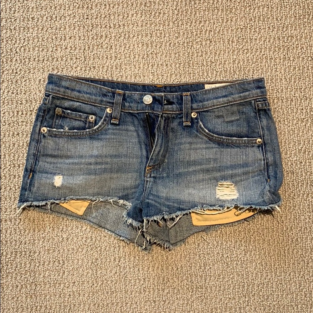 Rag & bone cut off shorts - size 25